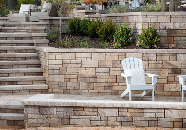 retaining wall in GREATER TORONTO garden